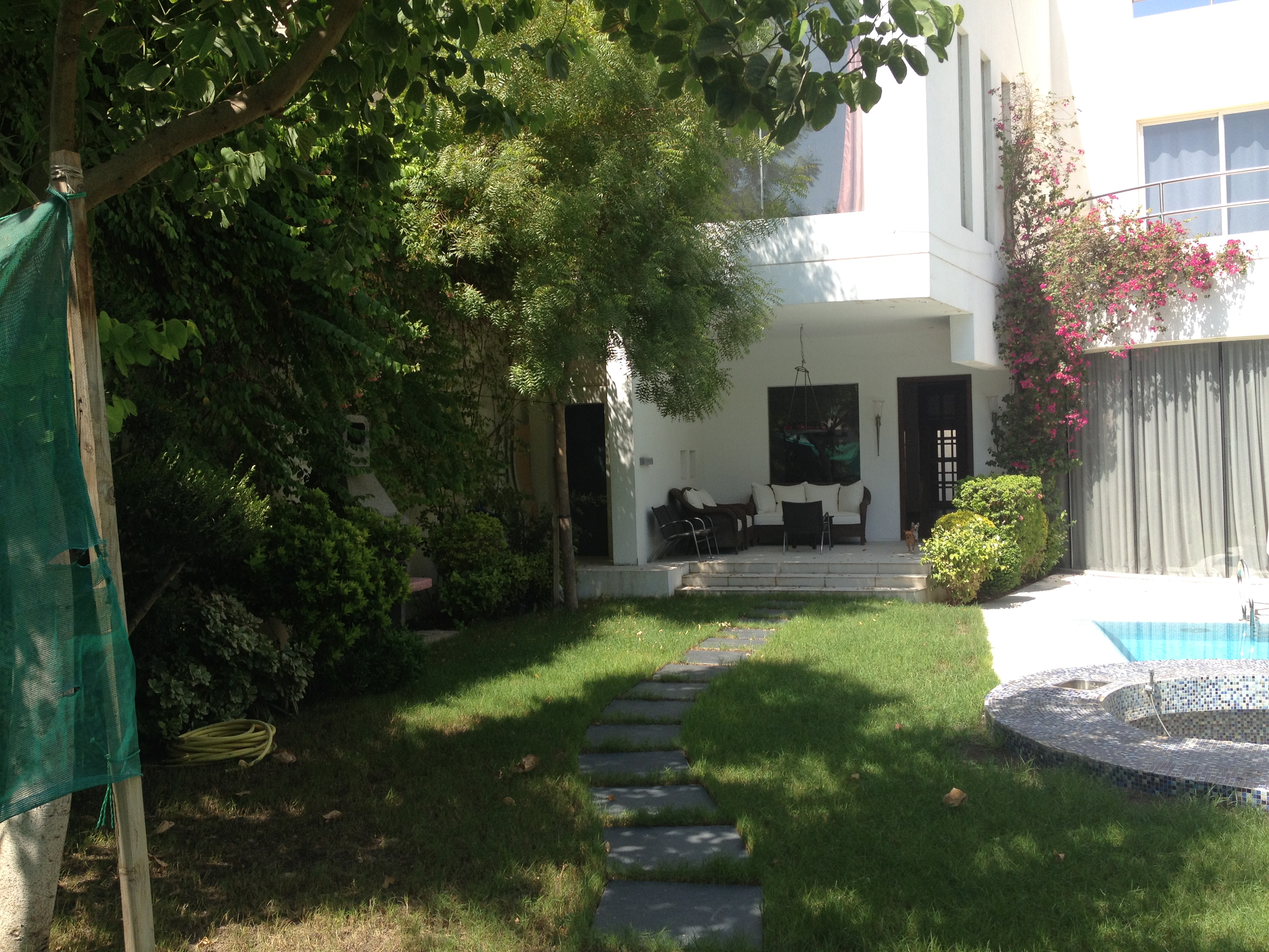 Outside seating area